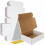 Verzenddozen 12x10x4 inch, wit, gegolfd, set van 15 1
