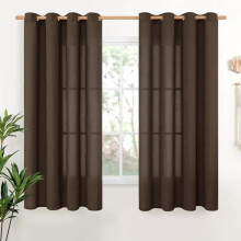 Brune lingardiner 132 x 172 cm, lysfiltrerende, bronse