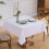 Gul polyester rektangulær dug 237 x 334 cm (2-pak) 5