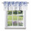 Blue Eucalyptus Valance Rod Pocket 54x18in 1
