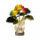 LED Color-Changing Rose Vase Lamp USB Rechargeable 2