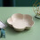 Assiette à dessert en paille de blé beige 18 cm 1