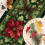 Grøn & Rød Blomster Bordløber 33x183 cm 3