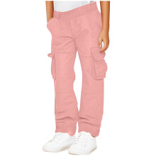 Calça Cargo Infantil CHGBMOK Casual para Atividades ao Ar Livre, Secagem Rápida, Impermeável, para Caminhadas e Escaladas, Tamanhos 5-15 anos
