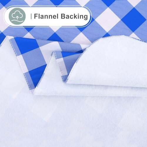 Vanntett vinylduk med flanellbakside, 54 tommer 2