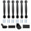 6Pcs Cabinet Drawer Handle Matte Black Door Knob Pull Dresser 8