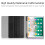 Bagbelyst Bluetooth-tastaturcover med touchpad til iPad Pro 4