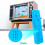 Confezione da 2 controller wireless e Nunchuk per console Wii e Wii U, controller Wii con Motion Plus, compatibile con Nintendo Wii/Wii U, blu e rosa 4