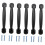 6Pcs Cabinet Drawer Handle Matte Black Door Knob Pull Dresser 4