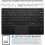 Bagbelyst Bluetooth-tastaturcover med touchpad til iPad Pro 5