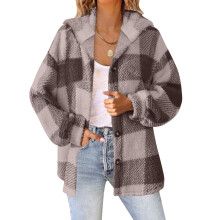 Wintermäntel für Damen, Kapuzenpullover für Damen, Herbstmode für Damen: Kapuzenpullover, Langarm-Knopfmäntel