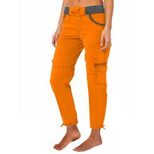 Pantaloni cargo cu talie înaltă, lungi, pentru femei, portocalii, cu buzunare multiple, croială lejeră, îmbrăcăminte sport casual pentru
