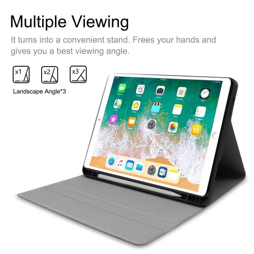 Backlit Bluetooth TouchPad Keyboard Case Compatible with iPad Pro 12.9-inch (1st/2nd Gen, 2015/2017), Smart Folio 1