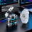 τεμάχια Tech Combo - Ακουστικά Bluetooth Gaming & Ηλεκτρονικό Ρολόι, Μπαταρία 48 ωρών, USB-C, 8