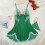 Camicia da notte da donna in pizzo trasparente, verde, taglia M 2