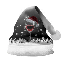 Søt nisselue for voksne og barn, vinterjulehatter, søt grafisk hatt, komfortabel, morsom, trykk, juleferiehatt, julepyntehatter