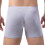 Boxers pour hommes, taille élastique, respirants, couleur unie 5