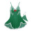 Camicia da notte da donna in pizzo trasparente, verde, taglia M 4