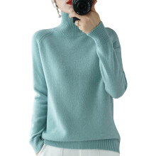 Pull à col roulé pour femme, coupe ample, en maille douce 100 % polyester, couleur unie, style décontracté, confortable à superposer, tailles S