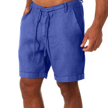 Pantalones cortos casuales para hombre, color liso, ideales para la playa. Pantalones cortos modernos y versátiles, tallas S-3XL.