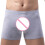Boxers pour hommes, taille élastique, respirants, couleur unie 4