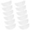 20Pcs Baseball Cap Inserts Baseball Crown Bump Cap Insert Hat Sweat Liner Hat Support Brim Hat Crown White 6