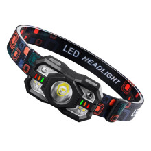 Tragbare LED-Stirnlampe mit wiederaufladbarem Kopf, Campinglaterne, Outdoor-Angeln Y1Q