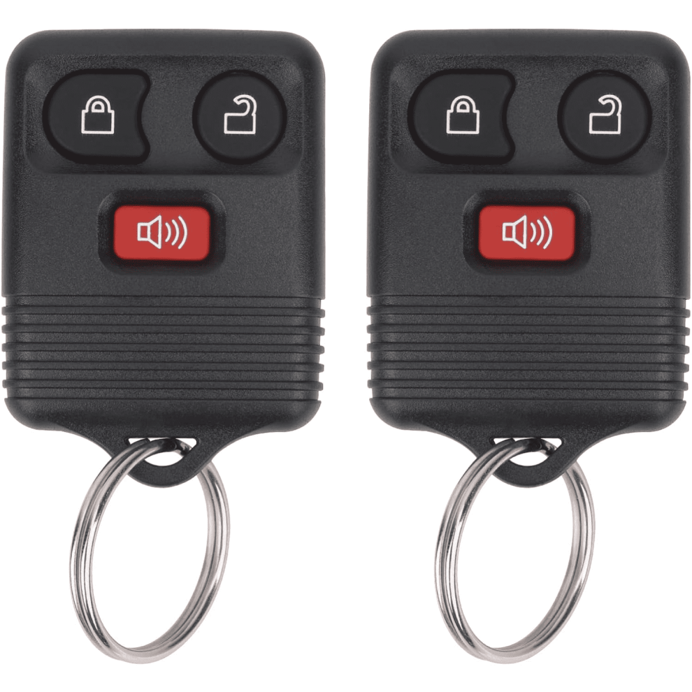 Keyless Entry Remote Key Fob Compatible, Suitable For Ford 3-Key Split Remote Control Car Key Cwtwb1u 345 315 Mhz Cut Frequency (Pack Of 2) 9353595296749