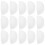 20Pcs Baseball Cap Inserts Baseball Crown Bump Cap Insert Hat Sweat Liner Hat Support Brim Hat Crown White 5