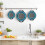 Collapsible Colander 3-Pack, Space-Saving Foldable Strainer with Non-Slip Base, PP+TPE, for Pasta/Vegetables/Fruits (Gray-Blue) 6