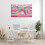 Rosa blommig canvastavla 30x40 cm rustik modern poster 5