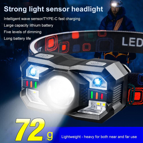 Faro portatile a LED ricaricabile per campeggio e pesca 2
