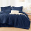 Navy Queen Comforter Set 7-Piece All-Season Soft 4