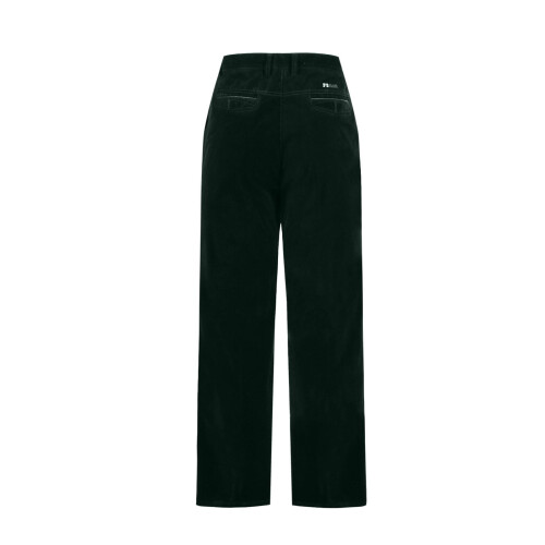 Calça de veludo cotelê masculina, corte reto, em algodão. 2