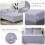 Ensemble de couette Queen 7 pièces en microfibre, alternative au duvet 3