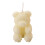 Bougie d'aromathérapie Rose Bear blanche grand format 2