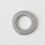 Lot de 6 œillets de rideaux en plastique gris clair 4