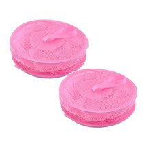 Lot de 2 sacs de rangement suspendus en filet – Séchoir pliable multicouche pour jouets, sous-vêtements, chaussettes (vert)