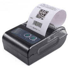 58mm Portable Thermal Printer, Wireless/USB/BT, ESC/POS Compatible with Windows, Android, iOS