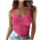 Γυναικεία αμάνικα τοπ Lzobxe με λαιμόκοψη U, καλοκαιρινά, casual αθλητικά τοπ, μεγέθη S-5XL 1