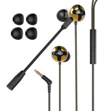 IPEGA Kabelgebundene In-Ear-Gaming-Kopfhörer für PS5/PS4/Switch/Xbox/PC/Mobilgeräte – Geräuschisolierende Ohrhörer mit Mikrofon, Audio mit