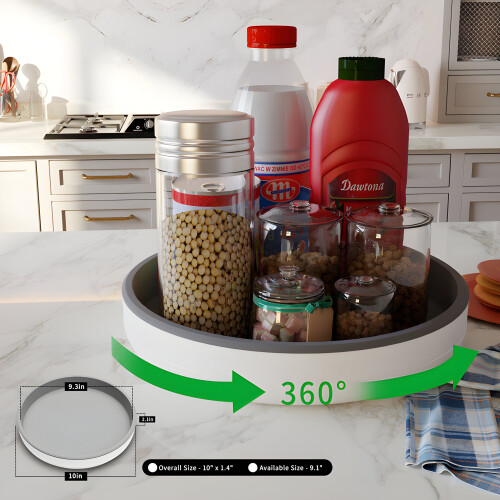 Organizer Lazy Susan, gramofon 10 cali, 2 sztuki 1