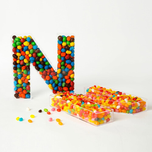 Acryl-Buchstabenablage C mit Magnetdeckel, 36 cm hoch 1