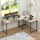 Computertisch mit Metallgestell, moderner Stil, 47 Zoll 2