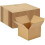 Pacote com 30 caixas de papelão ondulado marrom de 15x15x10 cm (6x6x4 polegadas) para embalagem, envio postal, mudanças e uso comercial. 1
