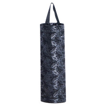 Plastic Bag Holder, Canvas Grocery Bag Holder Dispenser, Wall Mount Shopping Trash Bag Storage Organizer for Home Kitchen