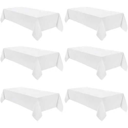 Gul polyester rektangulær dug 237 x 334 cm (2-pak)