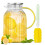 Brocca in vetro borosilicato da 64 once con coperchio e beccuccio 1