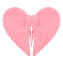 Valentines Day Heart Wing Princess Dress Up Romantic for Stage Performance Party, Valentine's Day Heart Decoration, A