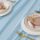 Light Blue Chiffon Table Runner 28 x 118 in 3